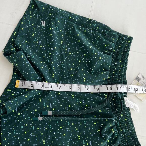 New FABLETICS The One Short 3" Athletic Shorts Women's Deep Sea Green Confetti - Picture 5 of 8
